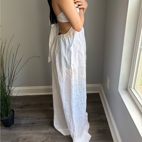 Diane Von Furstenberg Krystle Strapless Maxi Dress  White size S - Picture 2 of 10